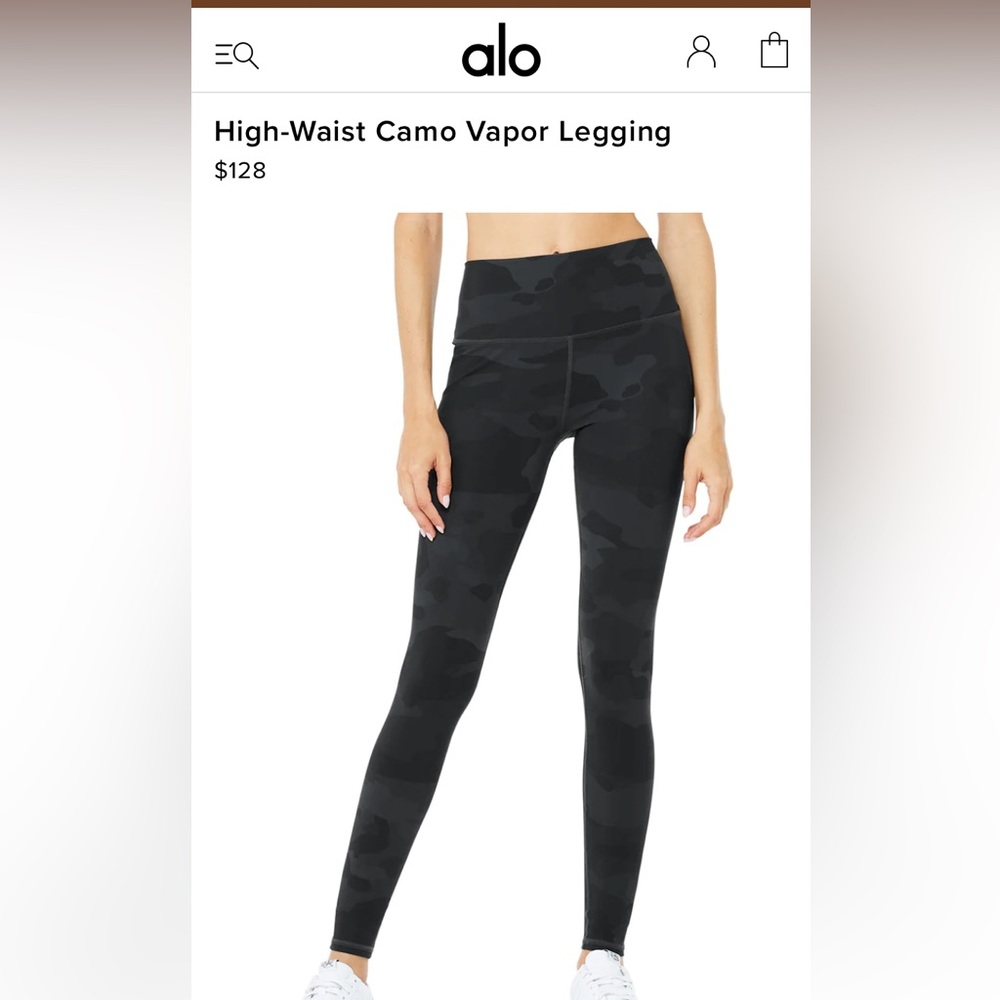 Alo Yoga High-Waist Camo Vapor Legging